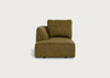 Morven Left Hand Facing Chaise Unit Smart Luxe Velvet Peridot
