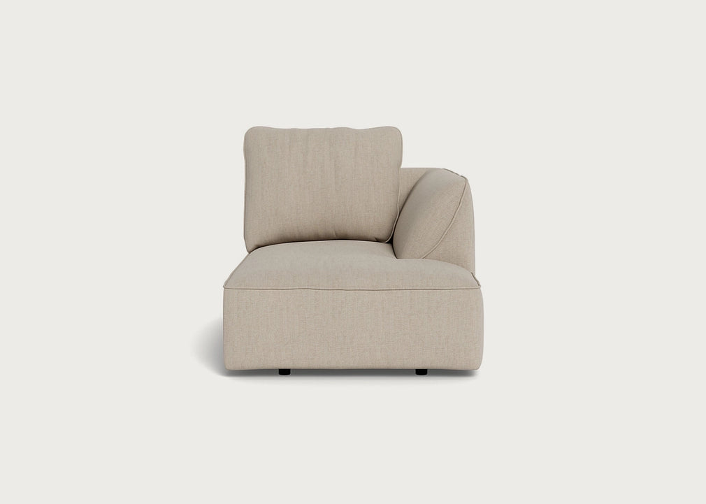 Morven Right Hand Facing Chaise Unit Broadweave Putty