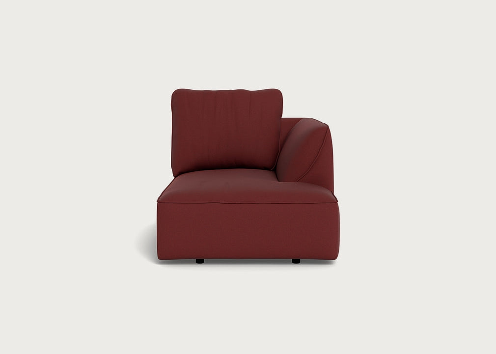 Morven Right Hand Facing Chaise Unit Capelo Linen-Cotton Etruscan Red
