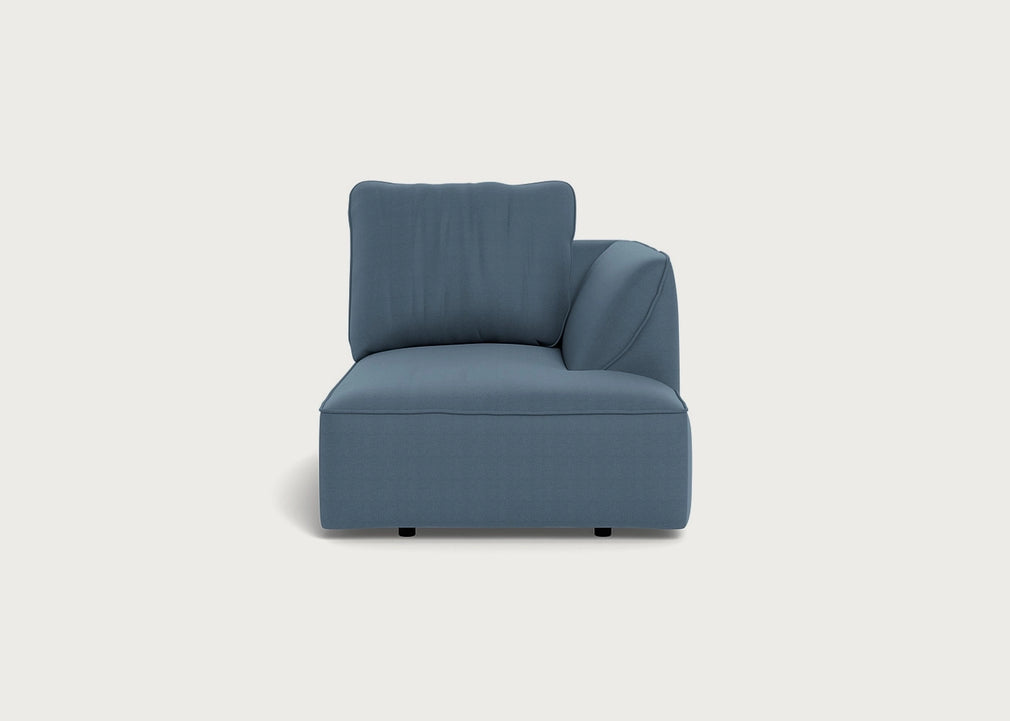 Morven Right Hand Facing Chaise Unit Capelo Linen-Cotton Mineral
