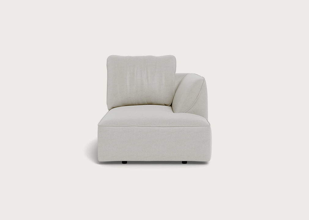 Morven Right Hand Facing Chaise Unit Capelo Linen-Cotton Sea Salt