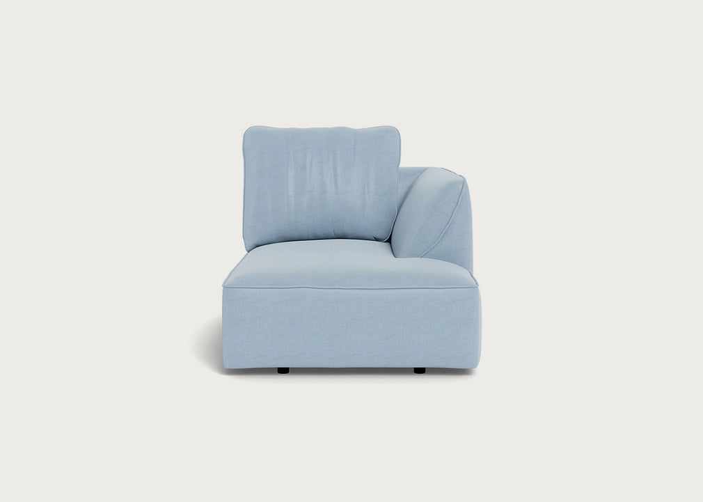 Morven Right Hand Facing Chaise Unit Capelo Linen-Cotton Sea Shanty