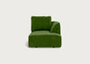 Morven Right Hand Facing Chaise Unit Smart Luxe Velvet Grass