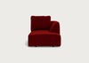 Morven Right Hand Facing Chaise Unit Smart Luxe Velvet Mulberry