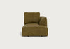 Morven Right Hand Facing Chaise Unit Smart Luxe Velvet Peridot