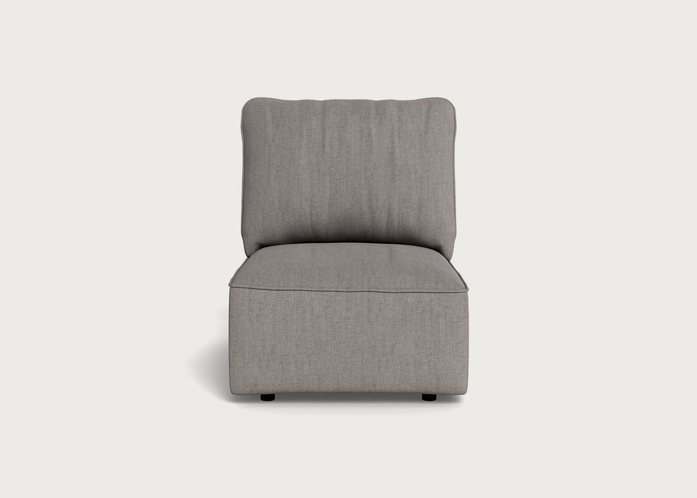 Morven Single Unit Broad Weave Pebble