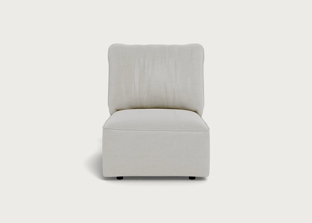 Morven Single Unit Capelo Linen-Cotton Sea Salt