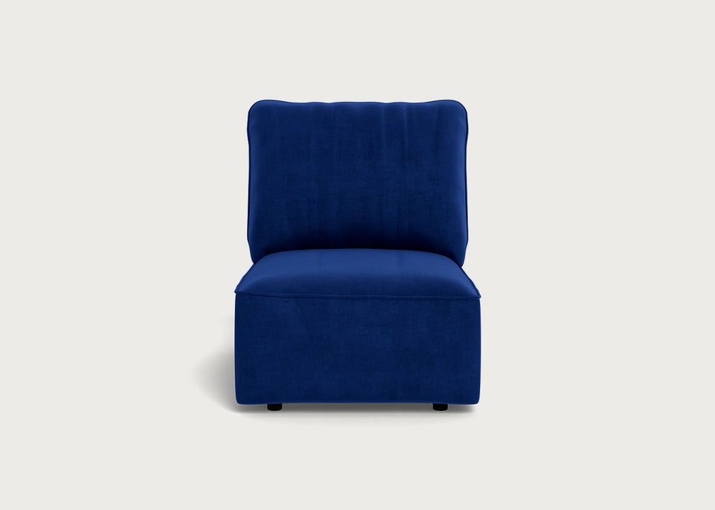 Morven Single Unit Smart Luxe Velvet Azure