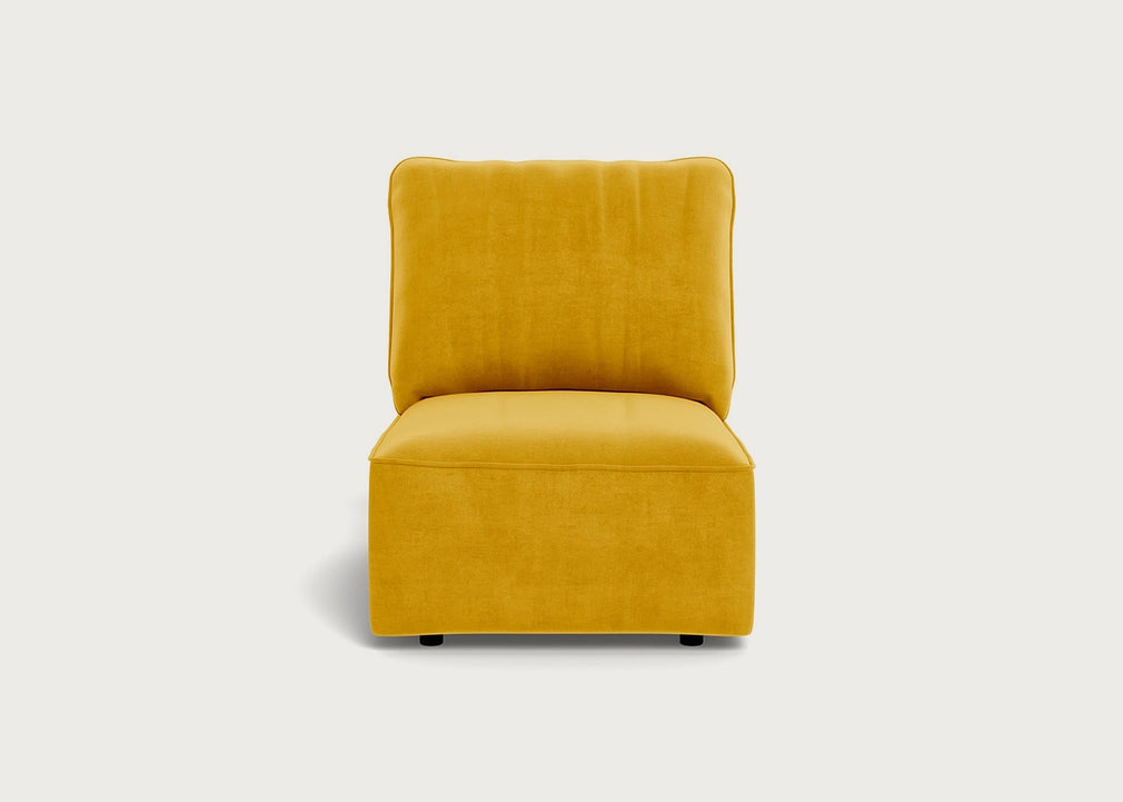 Morven Single Unit Smart Luxe Velvet Canary