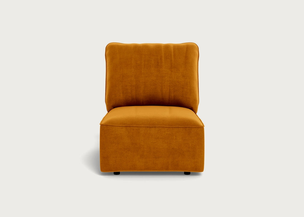Morven Single Unit Smart Luxe Velvet Cognac