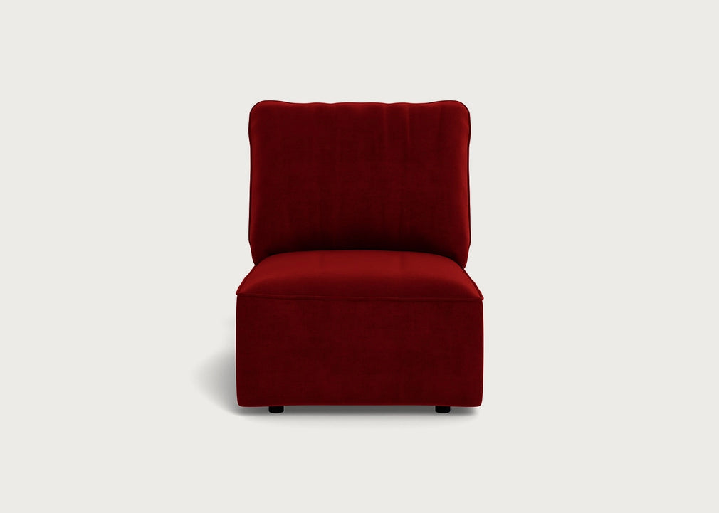 Morven Single Unit Smart Luxe Velvet Mulberry