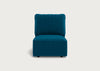 Morven Single Unit Cotton Velvet Teal