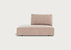 Morven Left Hand Facing Open End Unit Smart Velvet Pebble