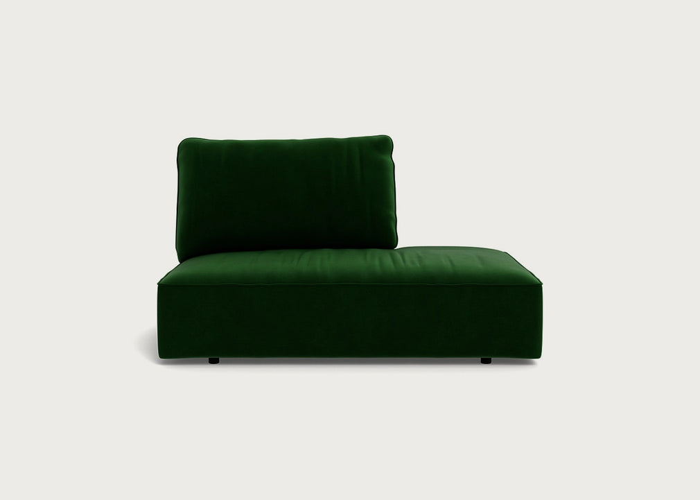Morven Right Hand Facing Open End Unit Smart Velvet Forest