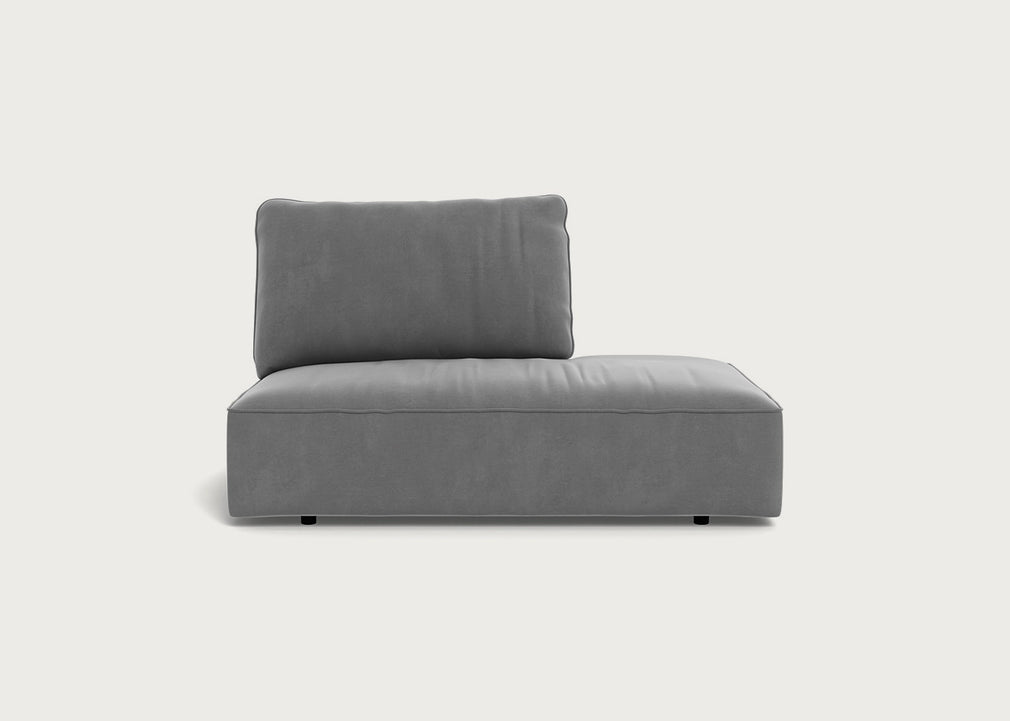 Morven Right Hand Facing Open End Unit Smart Velvet Mercury