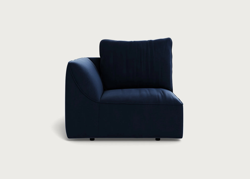 Morven Left Hand Facing Single Unit Smart Velvet Dusk