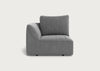 Morven Left Hand Facing Single Unit Smart Velvet Mercury