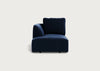 Morven Left Hand Facing Chaise Unit Smart Velvet Dusk