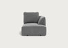 Morven Right Hand Facing Chaise Unit Smart Velvet Mercury