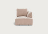 Morven Right Hand Facing Chaise Unit Smart Velvet Pebble