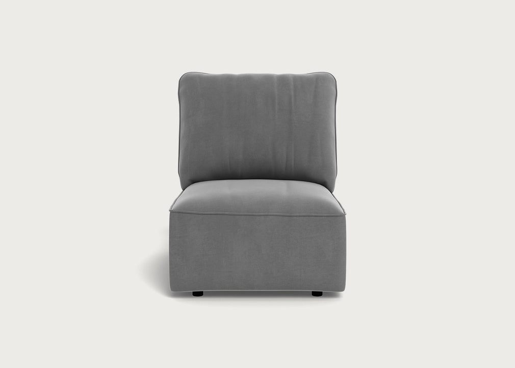 Morven Single Unit Smart Velvet Mercury