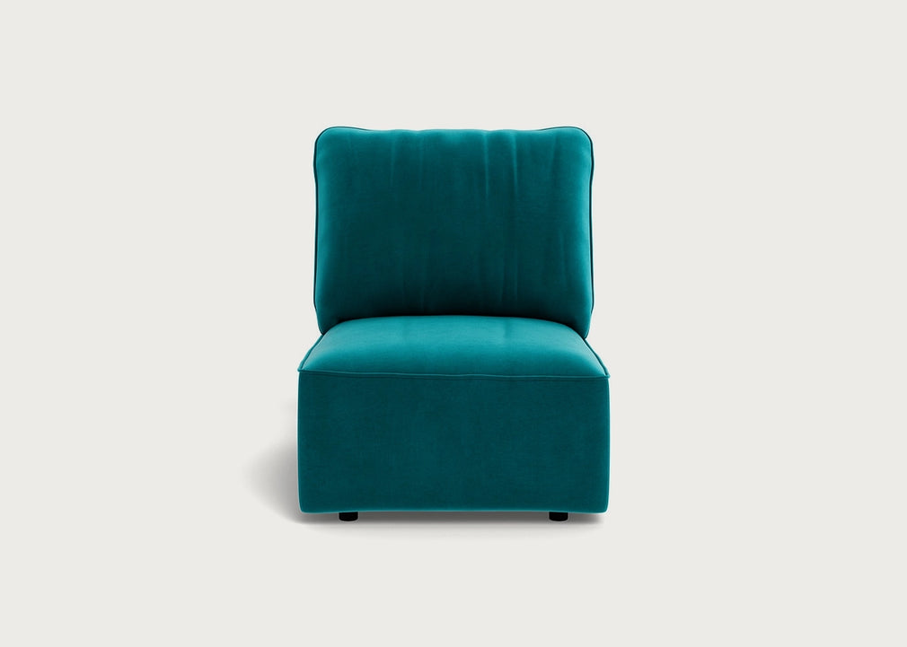 Morven Single Unit Smart Velvet Petrol