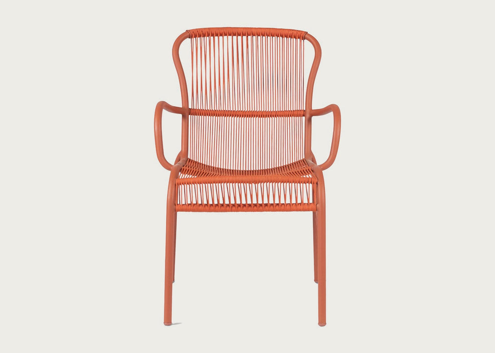 Loop Outdoor Dining Chair Terracotta