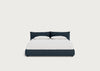 Pillow Storage Bed Super King / No Storage / Siena Cotton Deep Sea