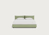 Pillow Storage Bed Super King / No Storage / Siena Cotton Pistachio