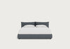 Pillow Storage Bed Super King / No Storage / Siena Cotton Shale Grey