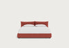 Pillow Storage Bed Super King / No Storage / Tundra Texture Rust
