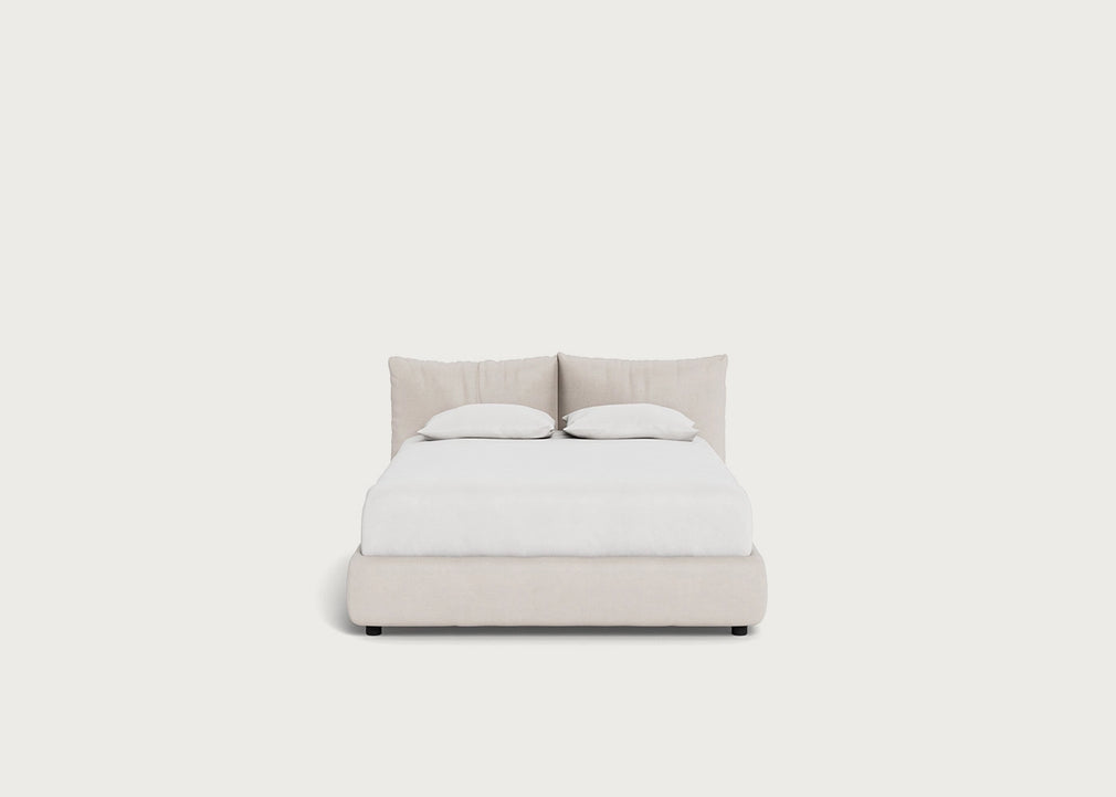 Pillow Storage Bed Double / Underbed Storage / Siena Cotton Natural