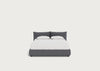 Pillow Storage Bed King / Underbed Storage / Tundra Texture Pewter