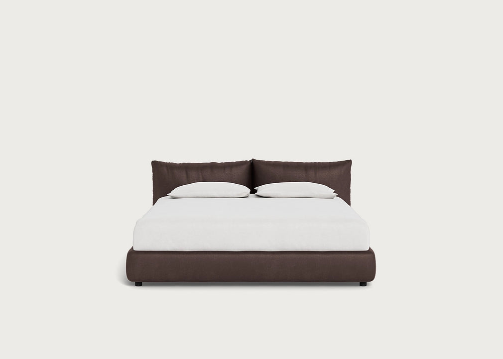 Pillow Storage Bed Super King / Underbed Storage / Luxury Leather Coco