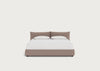 Pillow Storage Bed Super King / Underbed Storage / Tundra Texture Latte
