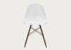 Eames Plastic Side Chair RE DSW Cotton White / DSW Dark Maple