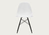 Eames Plastic Side Chair RE DSW Cotton White / DSW Black Maple