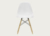 Eames Plastic Side Chair RE DSW Cotton White / DSW Ash Honey