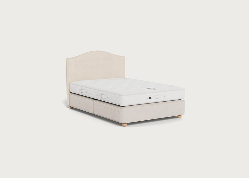 Iris Headboard Double / Chain Weave Fawn 750