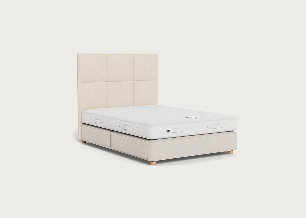 Atlas Headboard King / Chain Weave Fawn 750