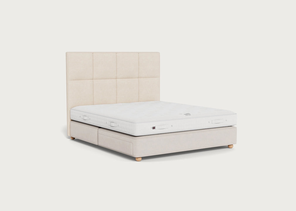 Atlas Headboard Super King / Chain Weave Fawn 750