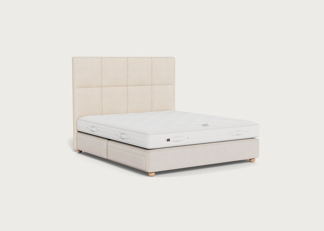 Atlas Headboard Super King / Chain Weave Fawn 750