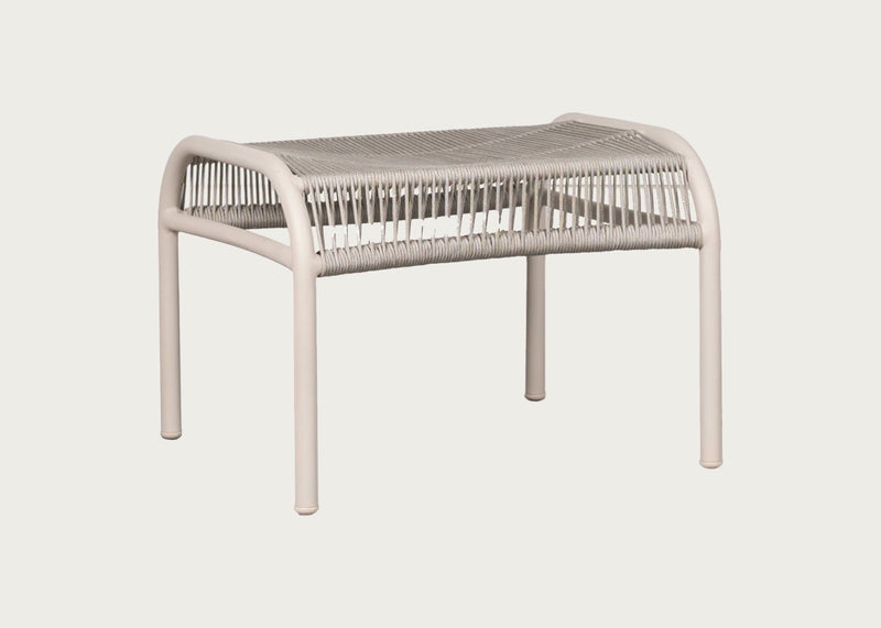 Loop Outdoor Footrest Dune White
