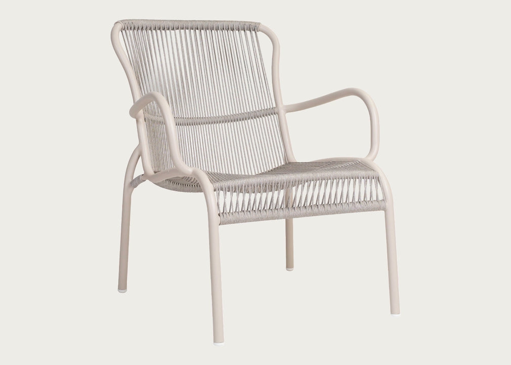 Loop Outdoor Lounge Chair Dune White