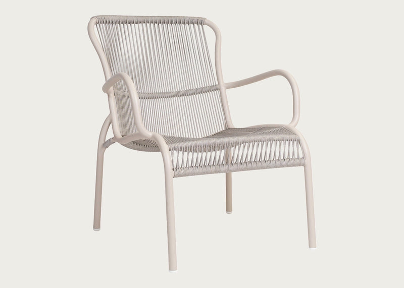 Loop Outdoor Lounge Chair Dune White