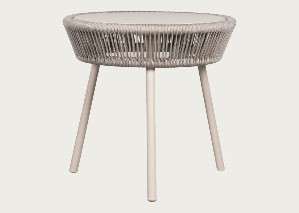 Loop Outdoor Side Table Dune White