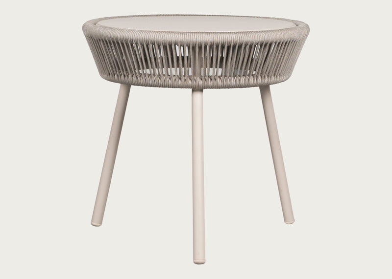 Loop Outdoor Side Table Dune White