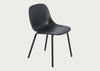 Fiber Outdoor Side Chair Anthracite Black