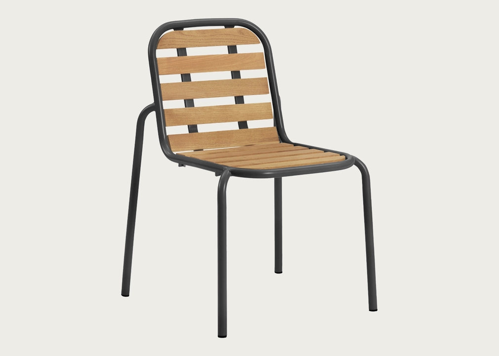 Vig Outdoor Dining Chair Black