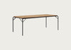 Vig Outdoor Dining Table 200x90cm in Black